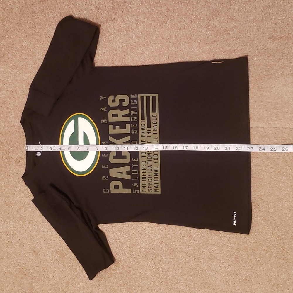 Nike Youth Green Bay Packers Salute to Service Long Sleeve Shirt - Picture 11 of 12